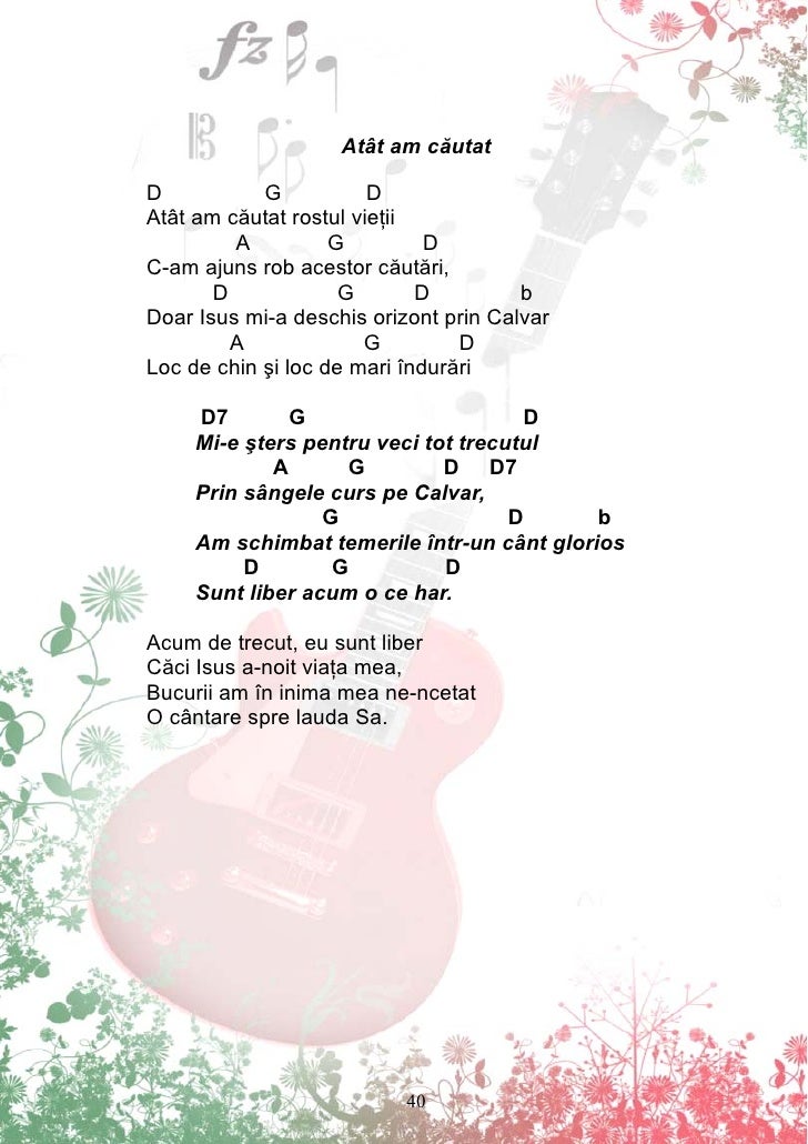 cantari acorduri